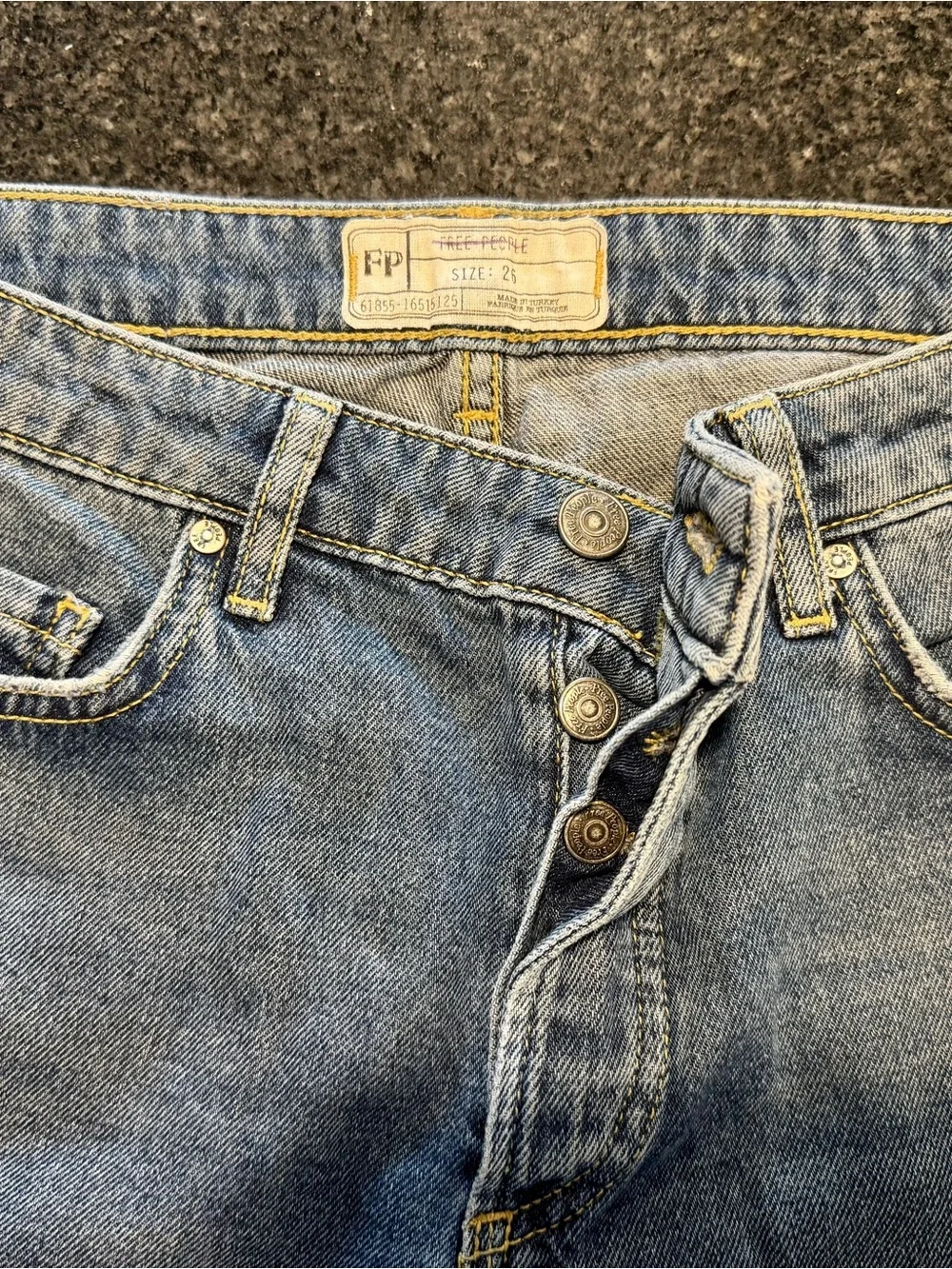 Free People Tattooed & Distressed Jeans